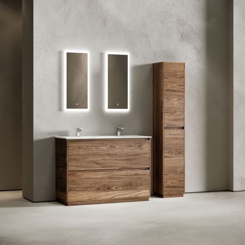 Тумба под раковину Sancos Libra Floor LB120F-2ECH 120х50 напольная цвет коричневый - фото 3