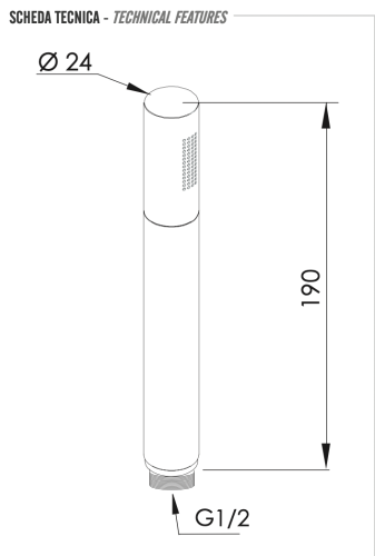 Душевая лейка Remer 317MMRPX цвет медь - фото 2