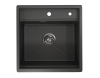 Кухонная мойка Granula Kitchen Space 5051, ЧЕРНЫЙ МАТОВЫЙ 50х50 цвет черный поверхность матовая