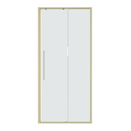 Душевая дверь Niagara Nova NG-44-9ASG 90х195 стекло прозрачное профиль золото