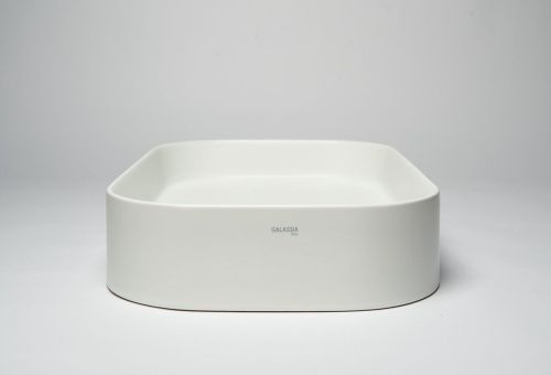 Раковина из сантехнического фарфора Galassia SMARTB 7402MT 60х40 накладная цвет белый - фото 4