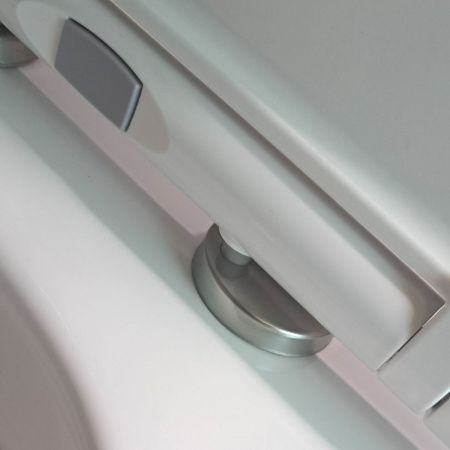 Унитаз подвесной Creo Сeramique LYON COMBO LY1100R белый с сиденьем с микролифт смыв торнадо