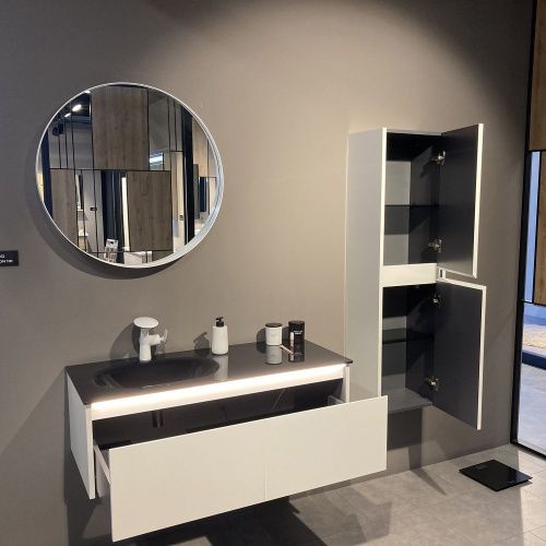 Шкаф-пенал Orka Lisbon 3001187 40х140 подвесной цвет белый - фото 4