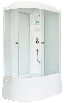 Душевая кабина Royal Bath BK RB8120BK4-MM-R 120х80 асимметричная с крышей ориентация правая