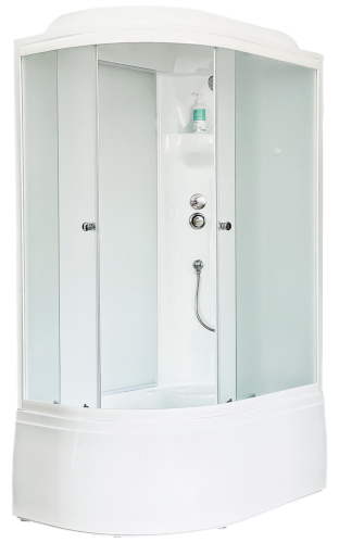 Душевая кабина Royal Bath BK RB8120BK4-MM-R 120х80 асимметричная с крышей ориентация правая