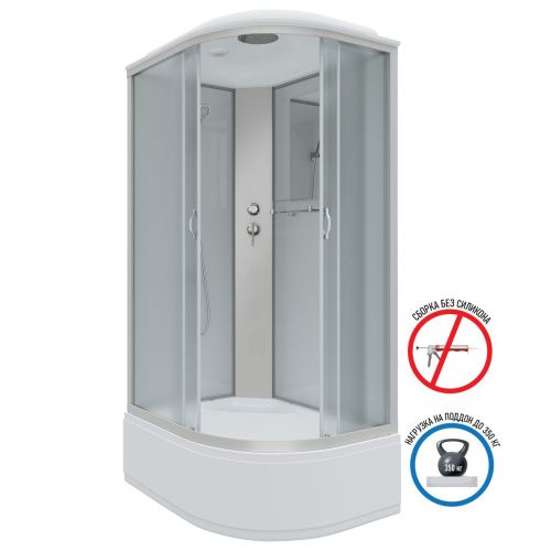 Душевая кабина Niagara Classic 23101424L 120х80 асимметричная с крышей ориентация левая - фото 2