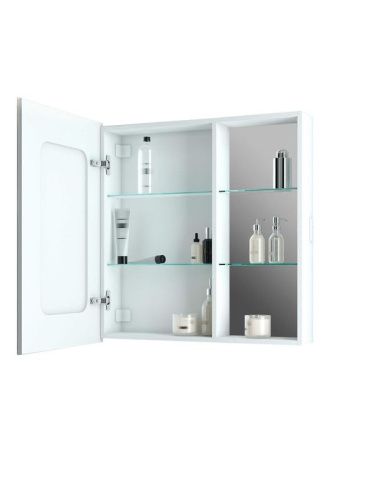 Зеркало-шкаф Continent Aperio МВК006 80х80 подвесной цвет белый - фото 4