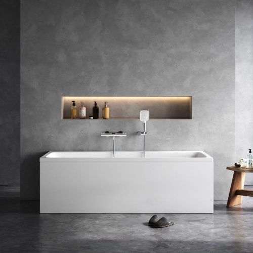 Ванна акриловая Am.Pm Func W84A-170-075W-A 170х75 пристенная прямоугольная без каркаса - фото 4