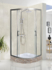 Душевой уголок WeltWasser WW500 10000004085 80х80 стекло прозрачное профиль хром без поддона