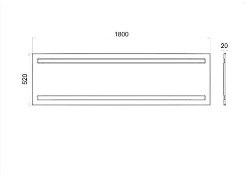 Экран фронтальный для ванны 1ACreal Европа Щ0000043406 - фото 2