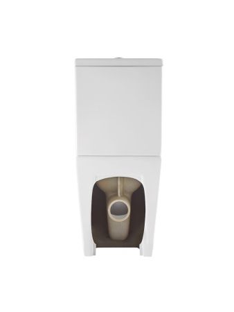 Унитаз напольный с бачком Teymi Helmi T40327 белый с сиденьем микролифт безободковый каскадный смыв