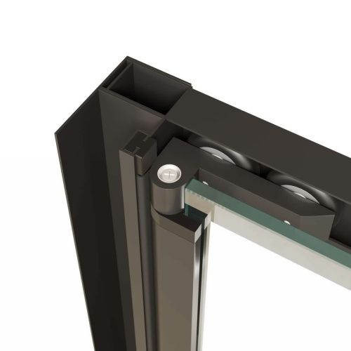 Душевая дверь RGW Passage 06082112-14 120х190 стекло прозрачное профиль черный - фото 5