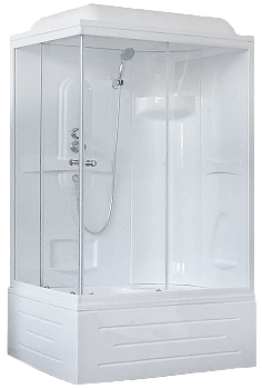 Душевая кабина Royal Bath BP RB8100BP1-T-R 100х80 прямоугольная с крышей ориентация правая