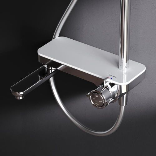 Душевая стойка Am.Pm Like F0780700 настенная цвет хром - фото 4