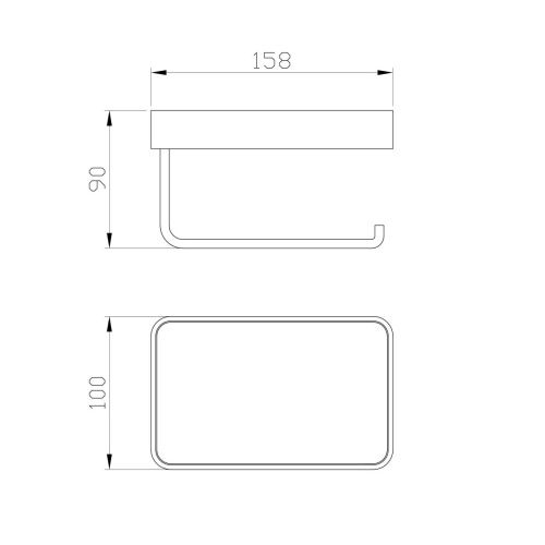 Бумагодержатель Wonzon & Woghand GRAFFITY WW-9366-BG - фото 2