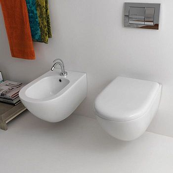 Биде подвесное Kerasan Aquatech 372401*1 цвет белый