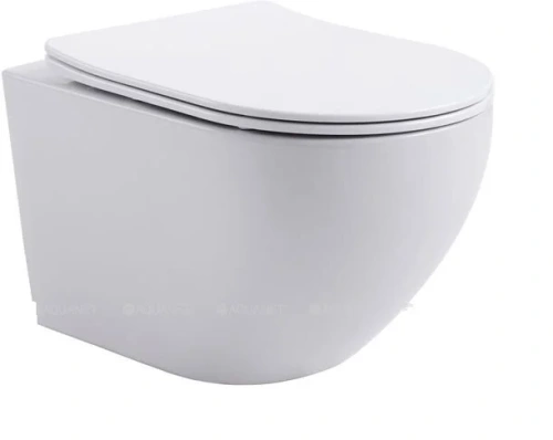 Комплект унитаз с инсталляцией с клавишей смыва Aquanet Cetus 00323467 подвесной - фото 3