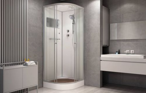 Душевая кабина AvaCan D09S 90х90 четверть круга с крышей ориентация универсальная - фото 3