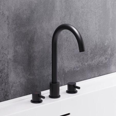 Смеситель Damixa Scandinavian Pure 360200300 на раковину черный