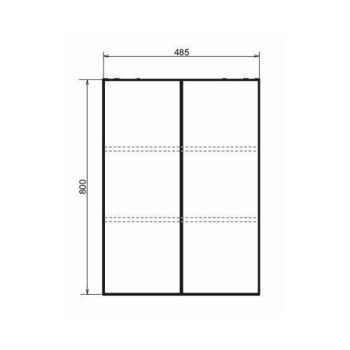 Шкаф Comforty Порто 00-00009245CF 50х80 подвесной цвет коричневый - фото 2