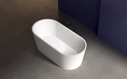 Ванна акриловая Abber AB9209MW 170х80 отдельностоящая овальная с каркасом - фото 3