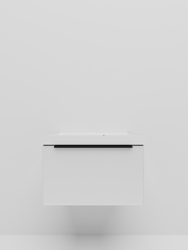 Тумба с раковиной La Fenice SIMPLA NFNC-01-SIM-B-60-3-60 60х50 подвесная цвет белый - фото 2