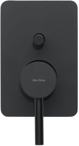 Смеситель для ванны с душем Allen Brau Priority 5.31011-31 встраиваемый в стену черный - фото 3