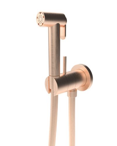 Гигиенический душ со смесителем Graffio Stella KSPAT101-07RS медь - фото 2