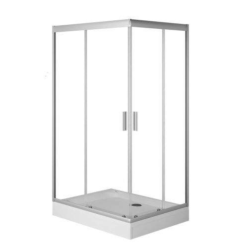 Душевой уголок Am.Pm Gem W90G-404-120280-MT 120х80 стекло прозрачное профиль хром без поддона - фото 2