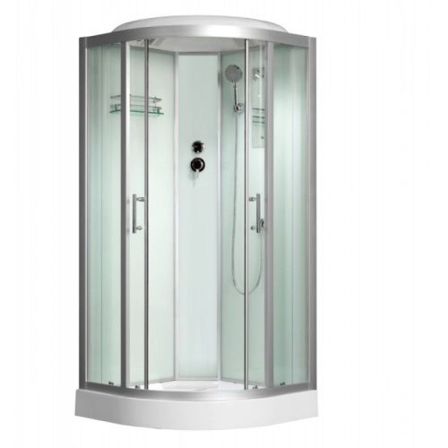 Душевая кабина Frank 2015610 120х120 четверть круга с крышей ориентация универсальная