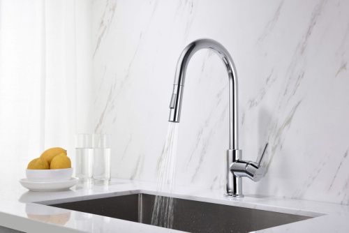 Смеситель для кухни Aquatek ЕВРОПА AQ1384CR на мойку хром - фото 5