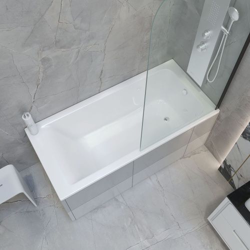 Ванна из литьевго мрамора Taliente Egoista EG2317075-1 170х75 пристенная прямоугольная - фото 4