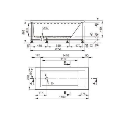 Экран фронтальный для ванны Veedi 137000160