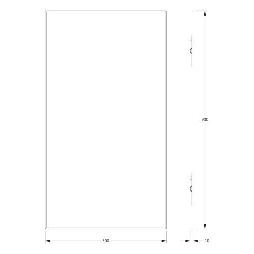 Зеркало Evoform Standard BY 0224 50х90 подвесное - фото 2