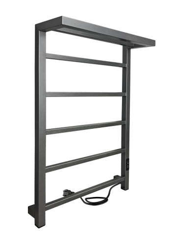 Полотенцесушитель электрический Indigo Forma LEF80-50GFMRt 55х80 серый - фото 4