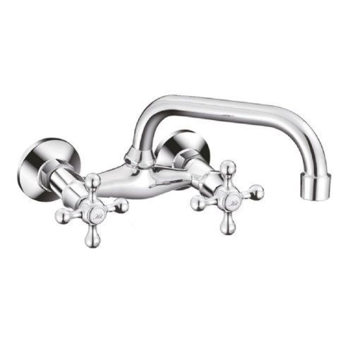 Смеситель для кухни Cron CN4708 настенный хром - фото 2