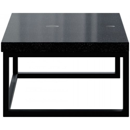 Консоль под раковину СанТа 900145 80х40 подвесная цвет черный - фото 2