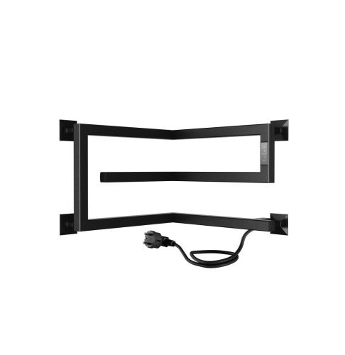 Полотенцесушитель электрический Indigo Korfu DGK30-40-40BRRt 40х30 черный - фото 3