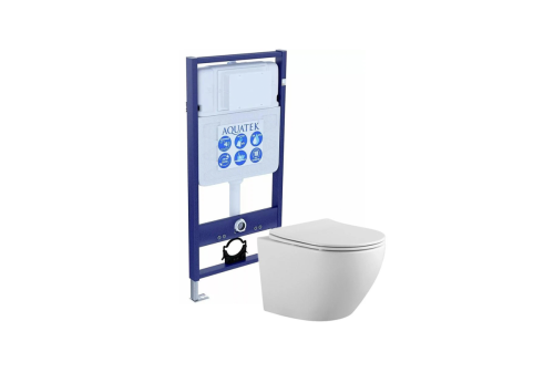 Сет унитаз + бачок скрытого монтажа Aquatek SET AQUATEK ЕВРОПА