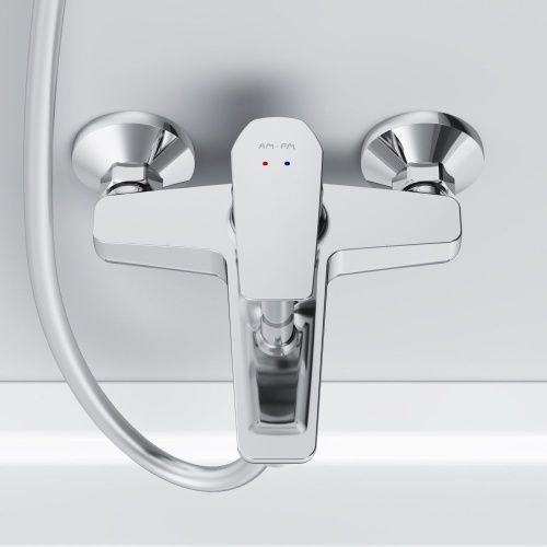 Смеситель для ванны и душа Am.Pm Gem F90A10000 настенный хром - фото 5