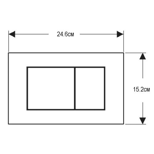 Клавиша смыва механическая Geberit Sigma 115.629.JT.1 цвет белый - фото 2