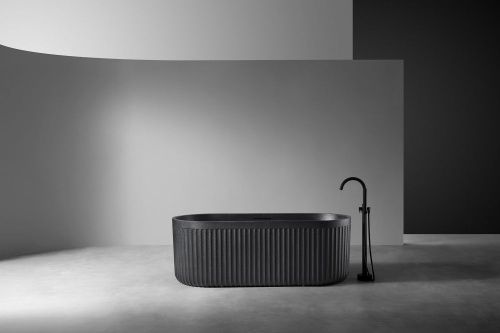 Ванна из искусственного камня Abber Stuttgart AM9925B 170х75 отдельностоящая овальная с каркасом - фото 2