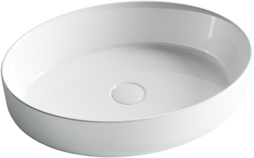 Раковина из сантехнического фарфора Ceramica Nova ELEMENT CN5002 60х40 накладная цвет белый без отверстий под смеситель - фото 2