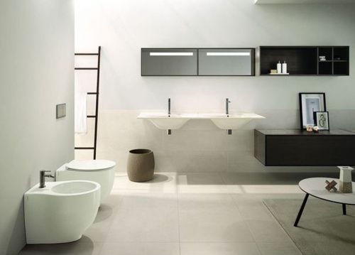 Раковина из сантехнического фаянса Hatria LE FIABE Y1AB01 80х50 подвесная цвет белый - фото 2