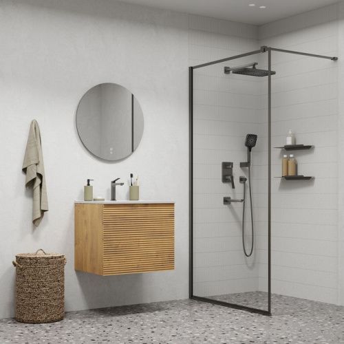 Душевая система Iddis Parker PARGM03i68 встраиваемая в стену цвет серый - фото 2