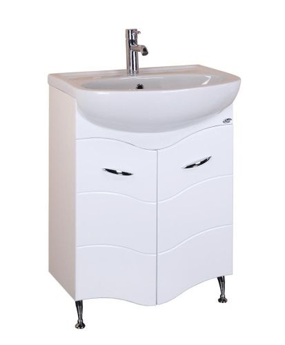 Тумба под раковину Onika Лайн 106043 60х30 подвесная цвет серый