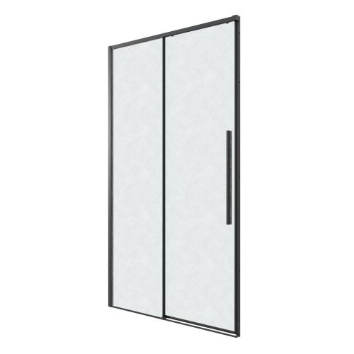 Душевая дверь Grossman Galaxy 1/2.K33.01.80L.21.02 80х195 стекло шиншилла профиль черный - фото 2