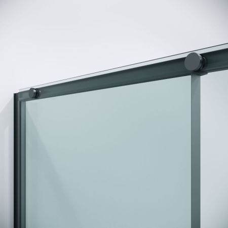 Душевая дверь Niagara Nova NG-34-11AGR 110х195 стекло прозрачное профиль графит