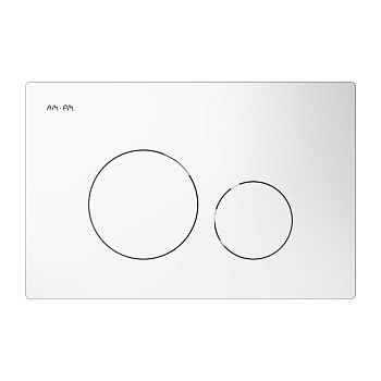 Клавиша смыва пневматическая Am.Pm Pro L I049001 цвет белый