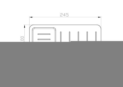 Мыльница с держателем Wonzon & Woghand Lotte WW-8332-BG - фото 2